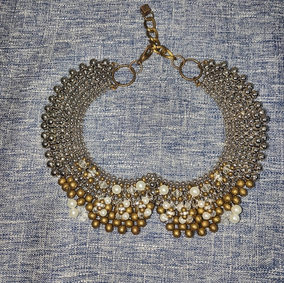 Anthropologie Pam Hiran Retired Multi Colors Beaded Collar Chocker Necklace - Picture 13 of 13